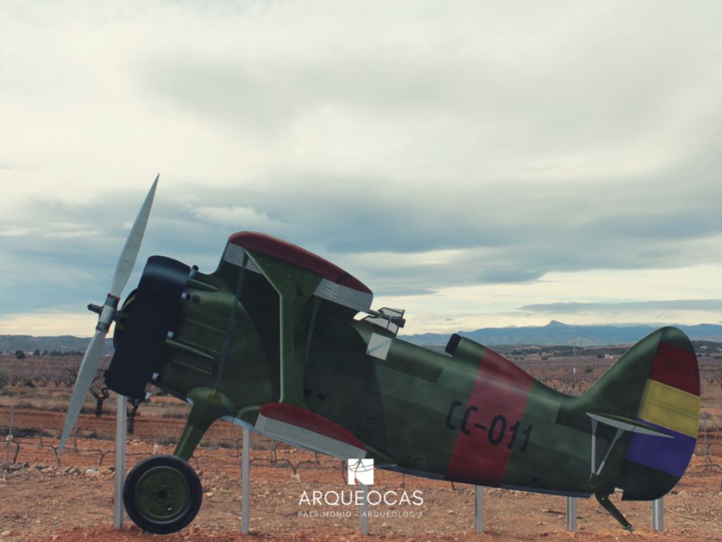 campo aviacion vilafames_castellon con niños