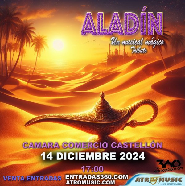 musical aladdin en castellon