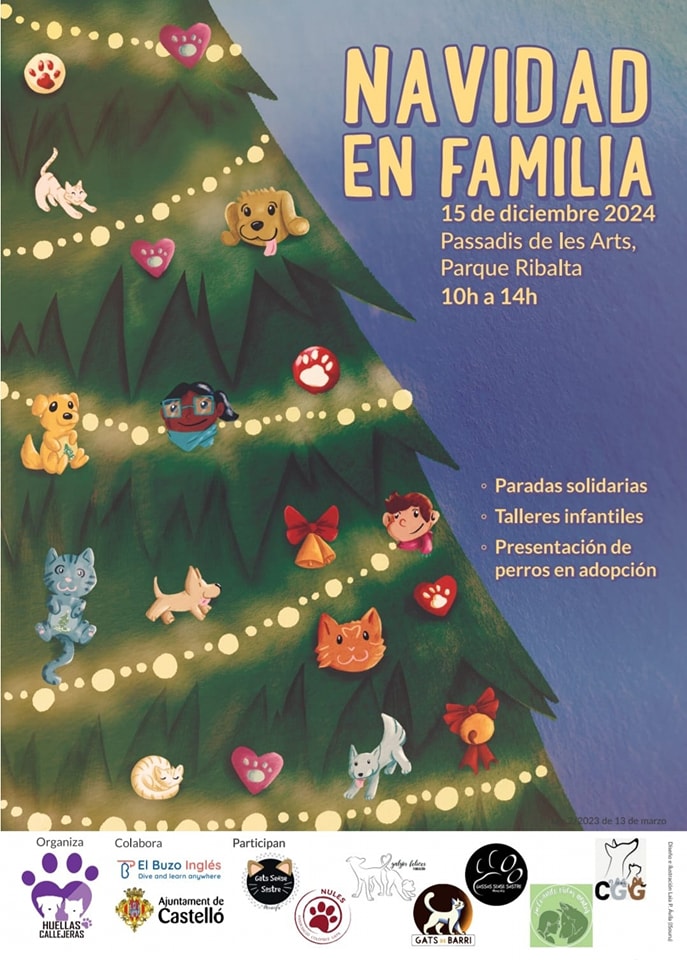 navidad en familia huellas callejeras castellon